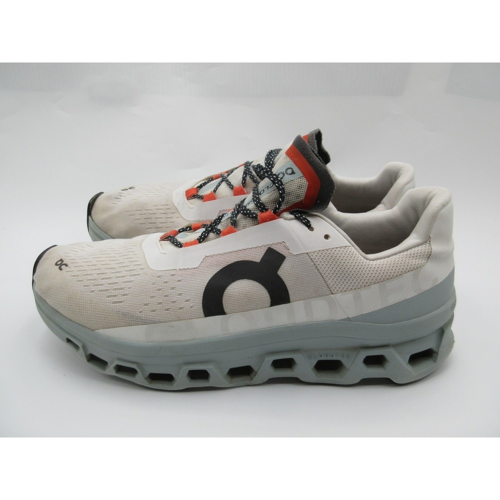 On Running Cloudmonster Shoes Mens Size 11.5 White Road CloudTec Running - Picture 3 of 13